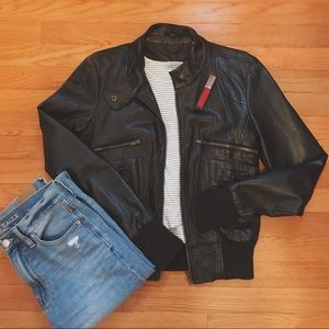 Dark Brown Moto Jacket